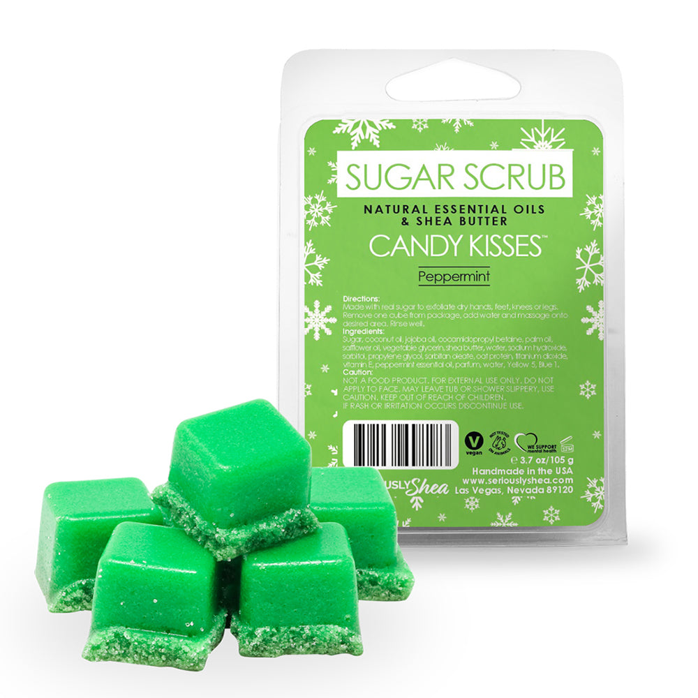 Exfoliating Sugar Scrub | Candy Kisses (Peppermint)