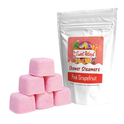 Sweet Retreat Fun & Fruity Shower Steamers (6-Pack) | Pink Grapefruit