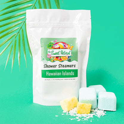 Sweet Retreat Fun & Fruity Shower Steamers (6-Pack) | Hawaiian Islands