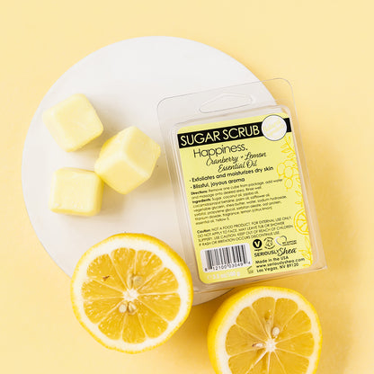 Exfoliating Sugar Scrub | Happiness (Cranberry + Lemon)
