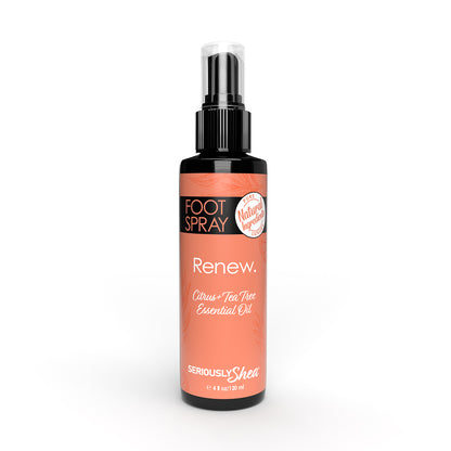Deodorizing Foot Spray | Renew (Orange + Tea Tree)