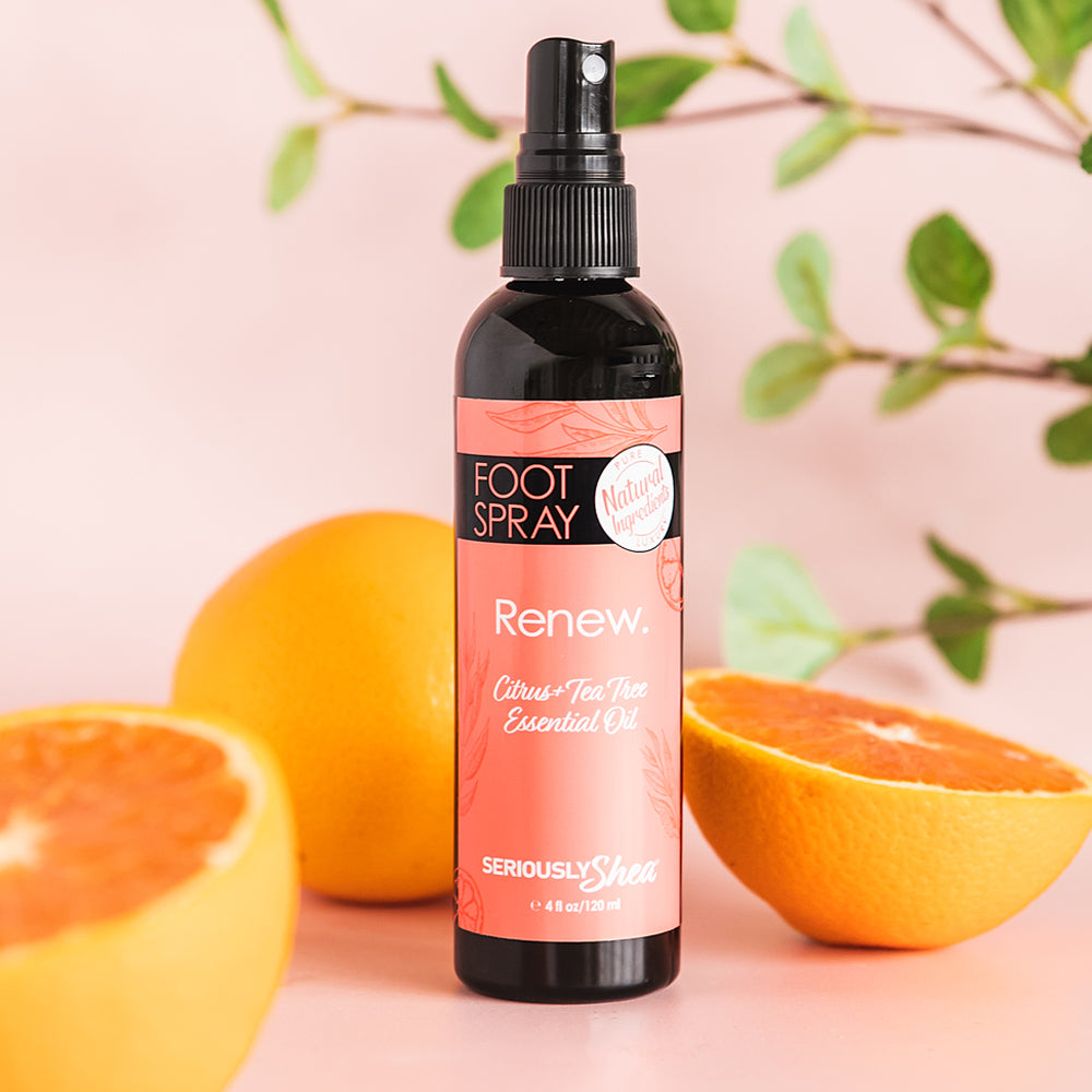 Deodorizing Foot Spray | Renew (Orange + Tea Tree)