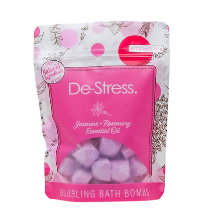 Bubbling Bath Bombs | De-Stress (Jasmine + Rosemary)