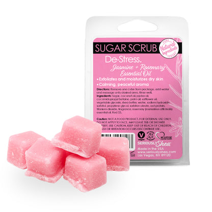 Exfoliating Sugar Scrub | De-Stress (Jasmine + Rosemary)