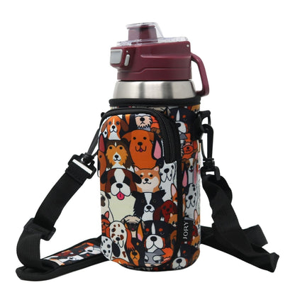 Cross Body Bag Bottle Holder | Dog Lover