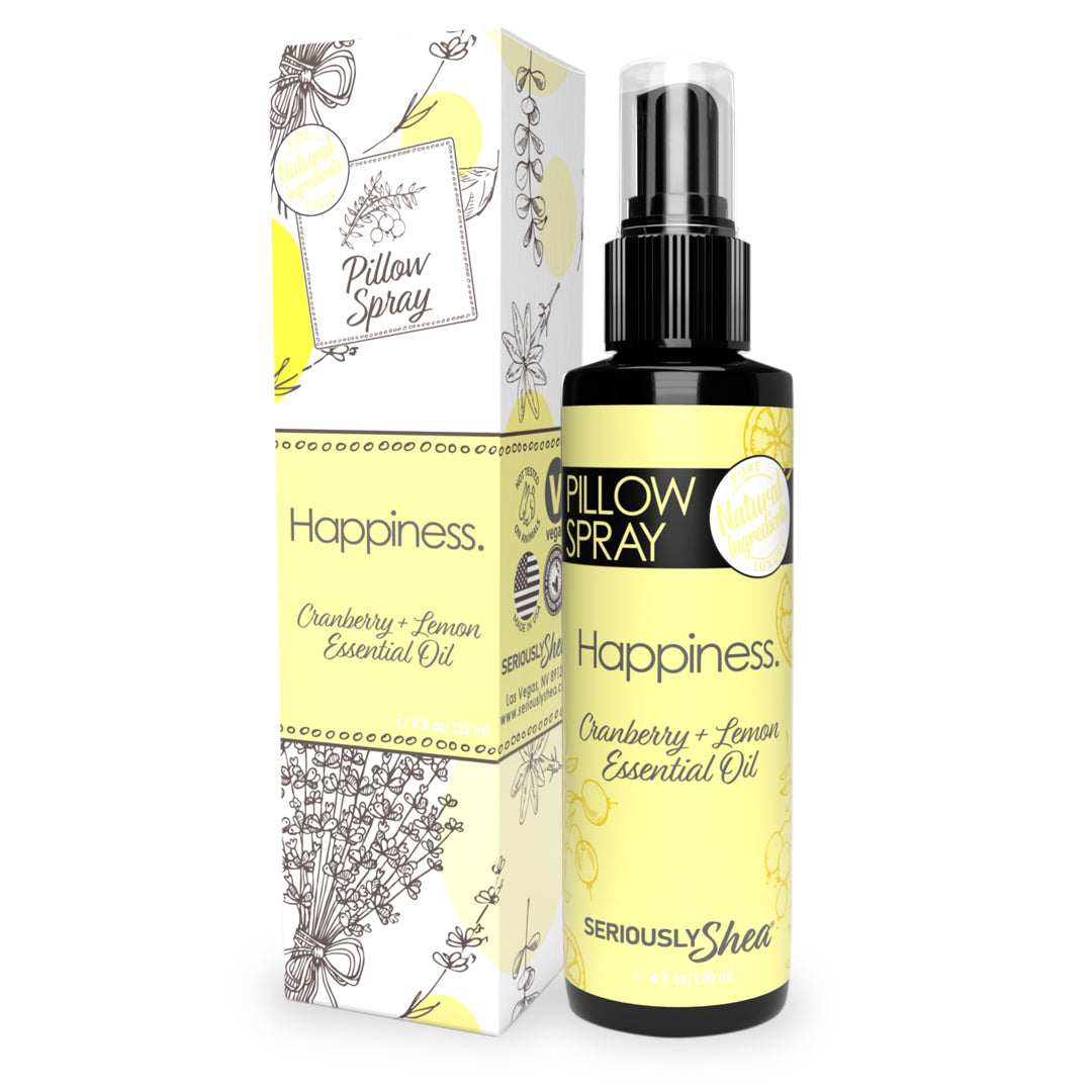 Aromatherapy Pillow Spray | Happiness (Cranberry + Lemon)