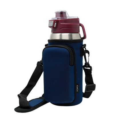 Cross Body Bag Bottle Holder | Navy Blue