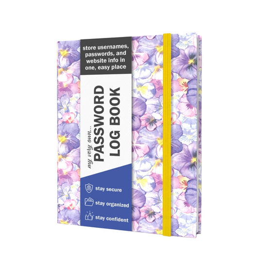 Password + Username Log Book | Pansies