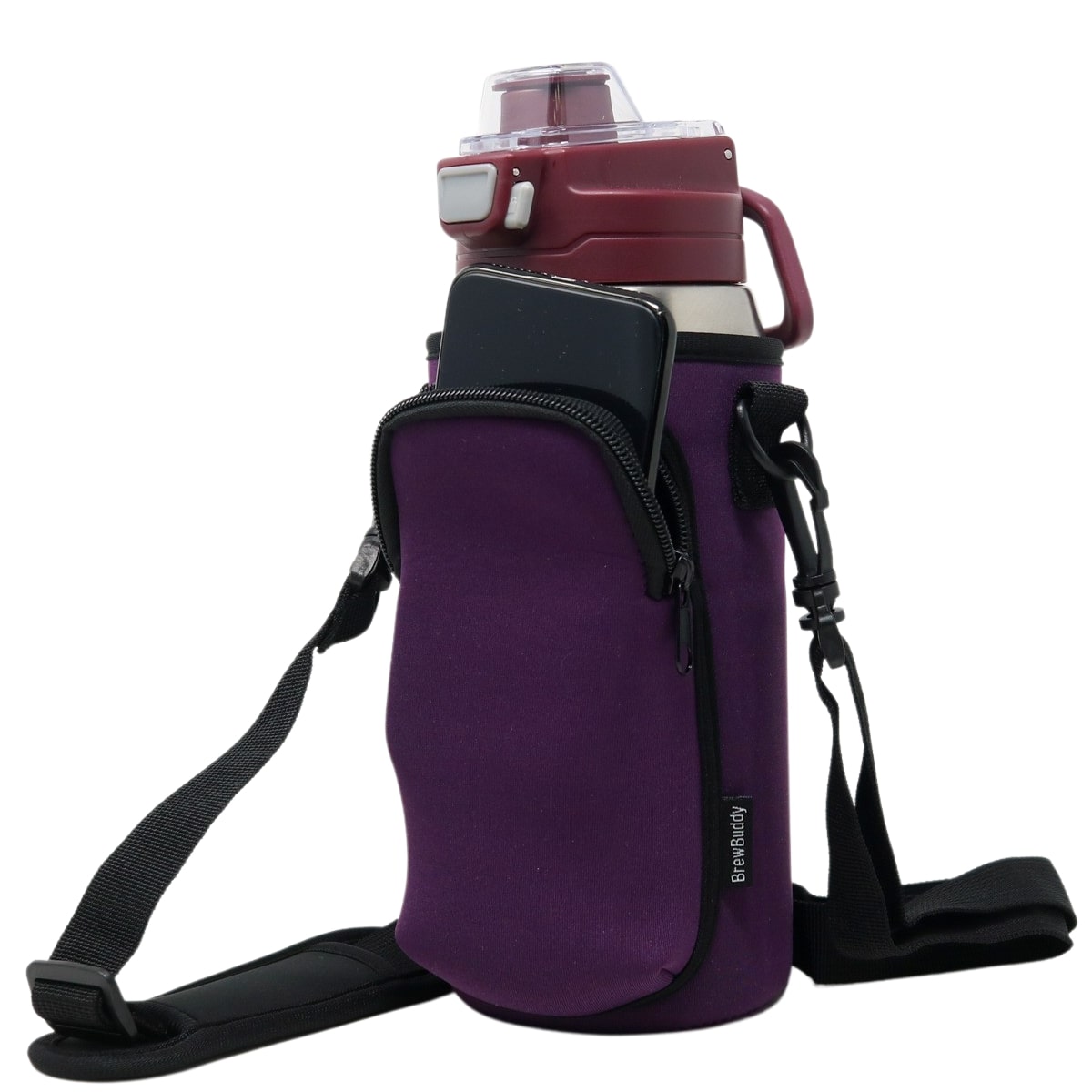 Cross Body Bag Bottle Holder | Purple