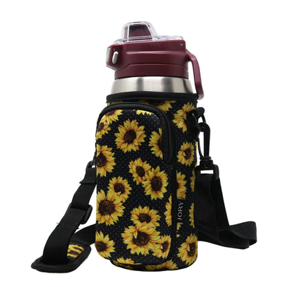 Cross Body Bag Bottle Holder | Sunflower